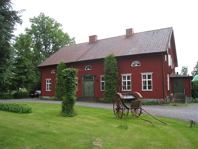červené velkovské stavení, povoz